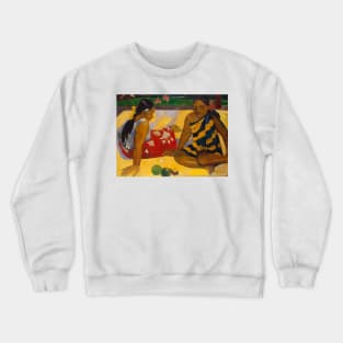 Parau Api. What News by Paul Gauguin Crewneck Sweatshirt